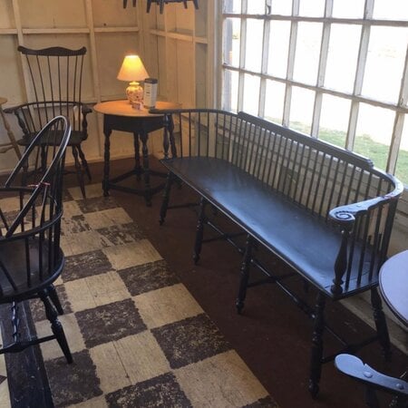 Large Low Back Bench 6.5 foot x 78" inch wide