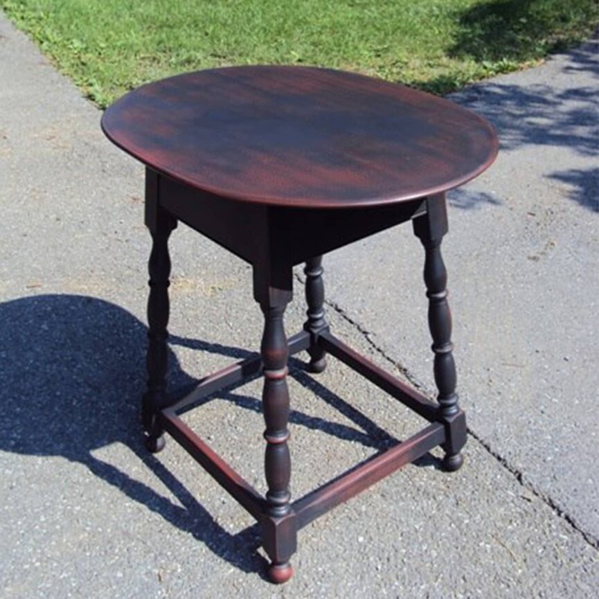 Oval Top Tea Table  - Painted