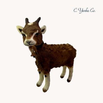 Large Brown Goat - 9"