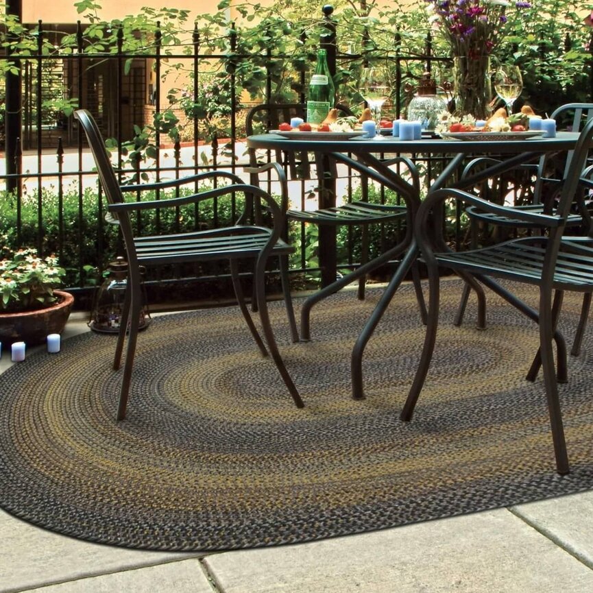 Black Forest Ultra Durable Braided Rugs