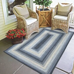 Juniper Blue Ultra Durable Braided Rug