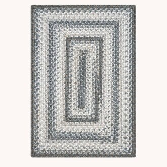 Graphite Ultra Durable Braided Rug