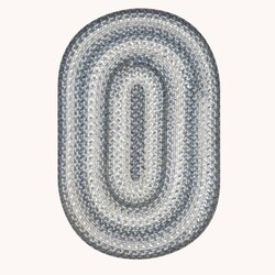 Graphite Ultra Durable Braided Rug