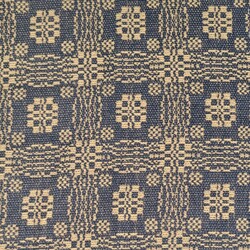 Pine Creek Gettysburg Bed Cover Black over Mustard