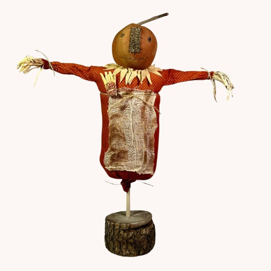 Scarecrow  On Tree Base - 21" T