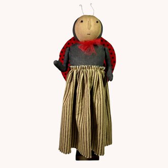 Lady Bug Doll with Polka Dot Wings - 22"