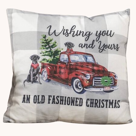 Old Fashioned Christmas Pillow