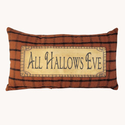 All Hallow's Eve Pillow - 9.5"x 5.5"