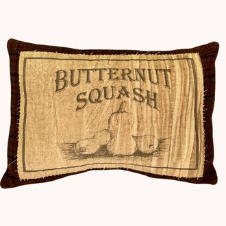Butternut Squash Handmade Pillow