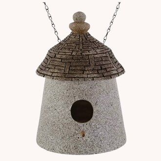 Stone Yurt Birdhouse with Rope Hanger Arrow Replacement