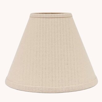 Farmhouse Solid Buttermilk Lampshade - 6"