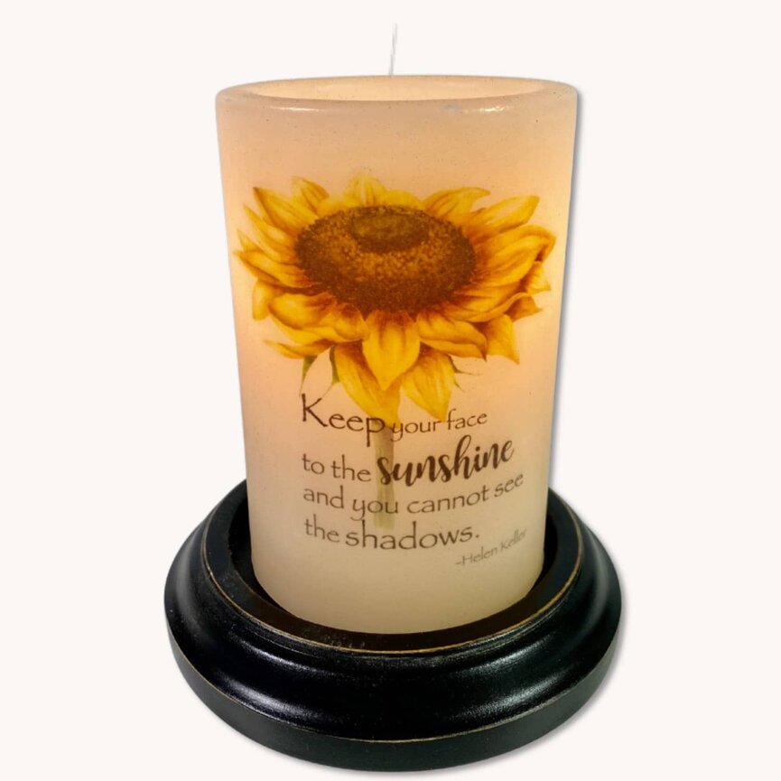 Face To Sunshine Candle Sleeve