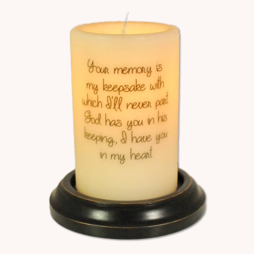 Bereavement Your Memory Candle Sleeve