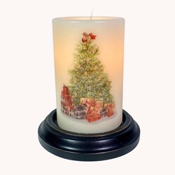 New Candle Sleeves for 2021, Holiday Tree