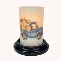 Seasonal Cookie Truck Candle Sleeve - Gumdrop
