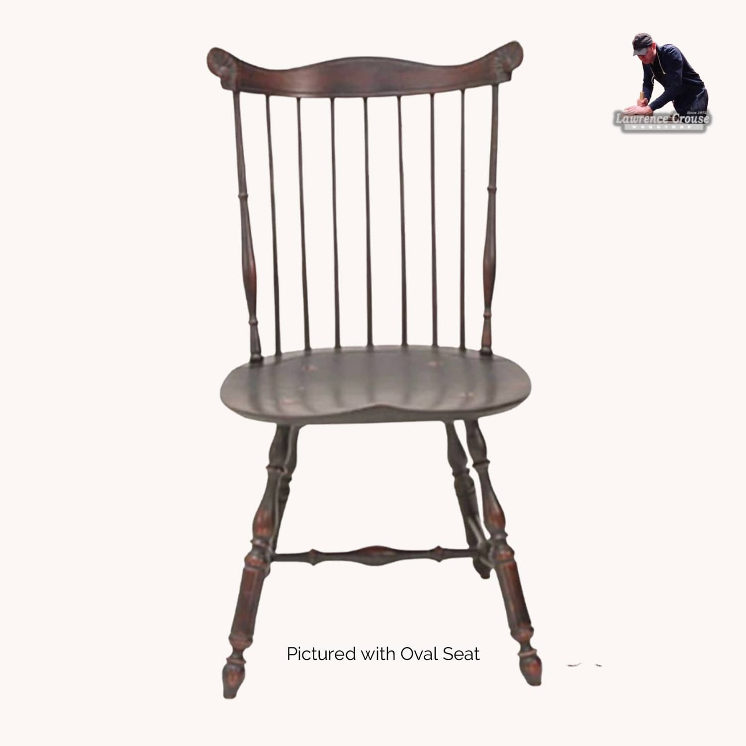 Pennsylvania Fan Back Side Chair with Shield Seat - Windsor Chairs