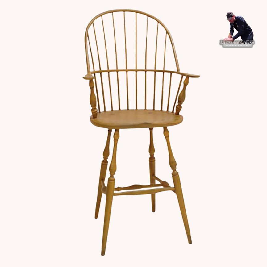 Sack Back Arm Tavern Stool