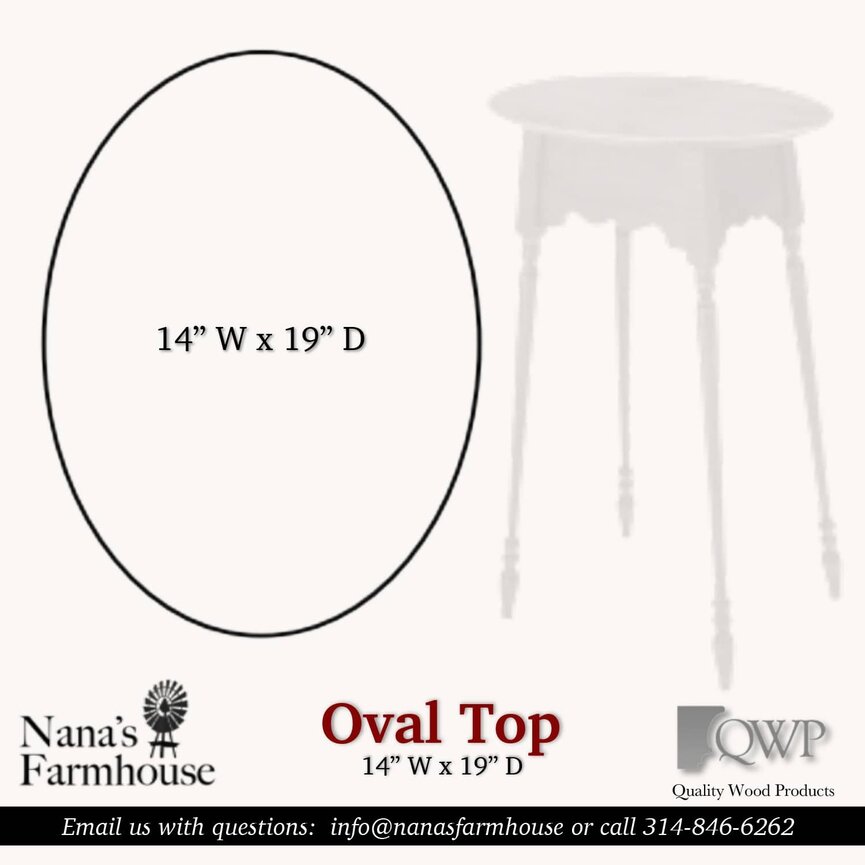 Valley Table Oval Tiger Maple Top