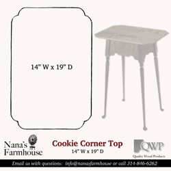 Valley Table Cookie Corner Tiger Maple Top