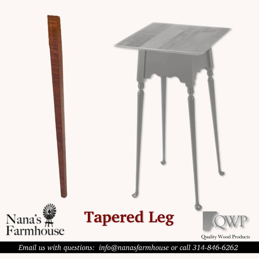 Valley Table Square Tiger Maple Top