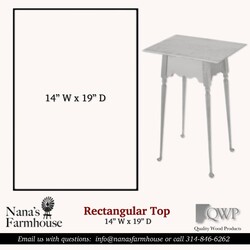 Valley Table Rectangle Tiger Maple Top