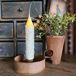 Cappuccino Silicone Battery Operated Timer Taper - 7"