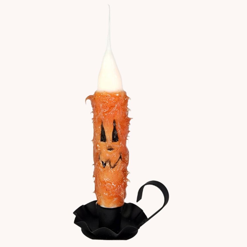 Peter Pumpkin Silicone Battery Operated Timer Taper - 7"