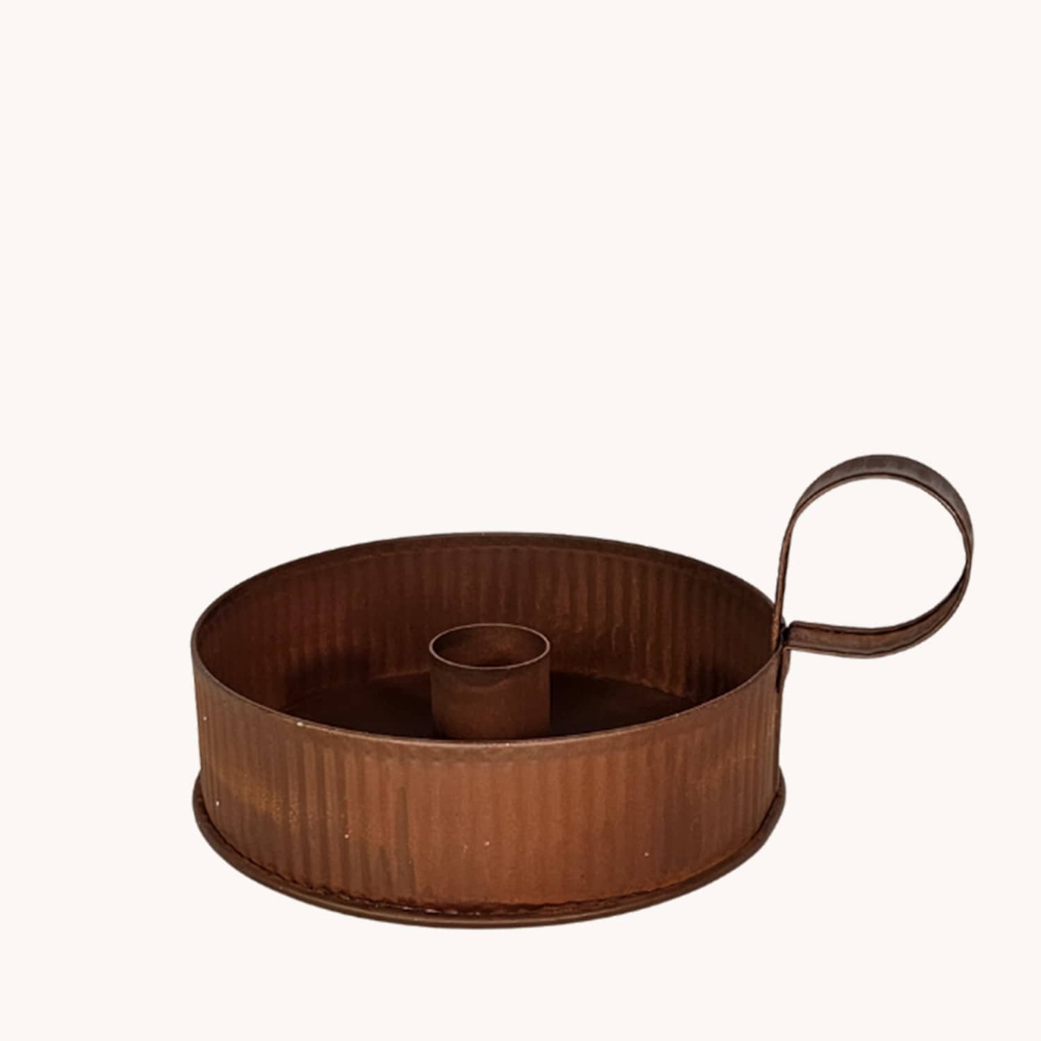 Round Rustic Taper Holder Nana's Farmhouse Nana's Farmhouse