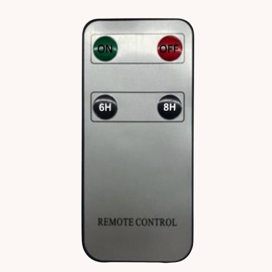 Moving Flame Candle Remote with Timer