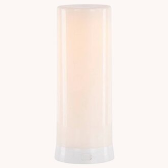 Melrose LED White Fia Flame Candle - 7.5"