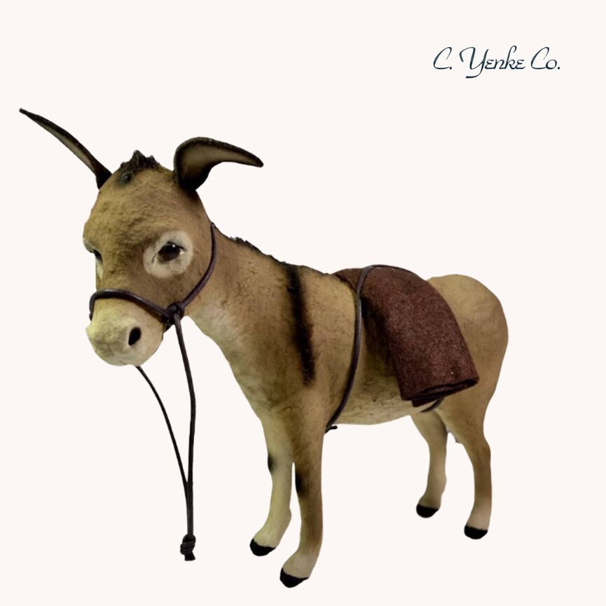 Large Nazareth Donkey Figurine - 8"