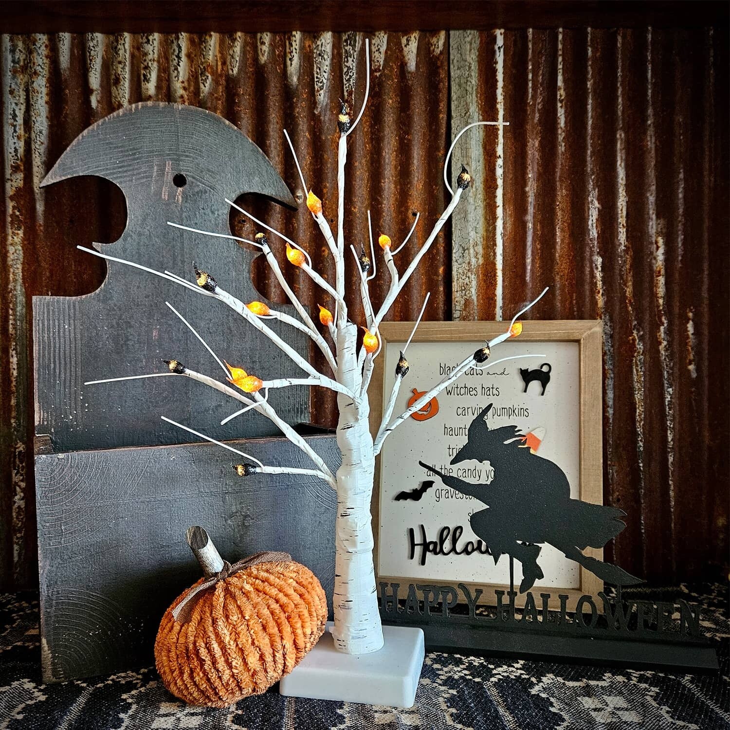 Handmade Wood Pumpkins Gift, Rustic Halloween Decor, Pumpkin Decor