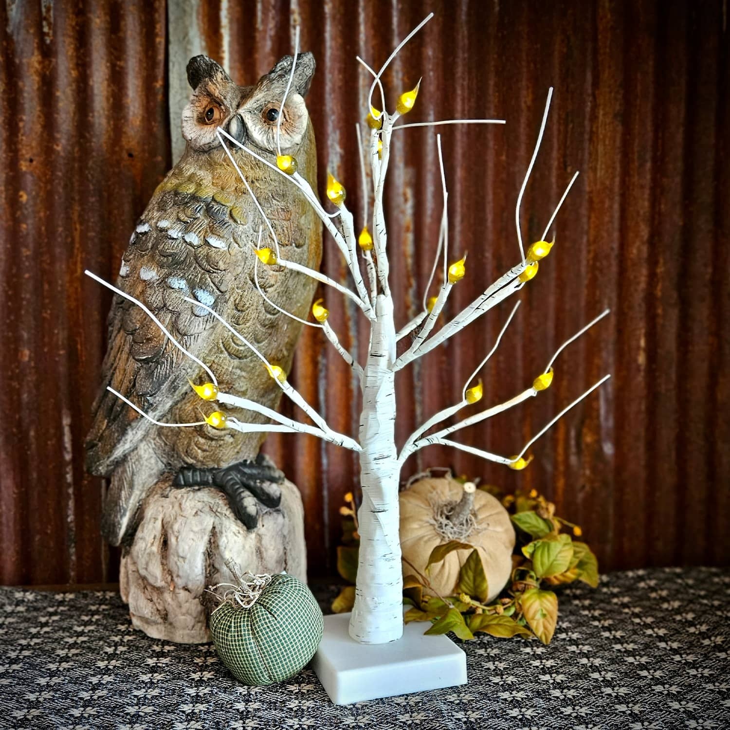 18 Count Birch Olive Tree Lighted | Nana's Farmhouse - Nana's