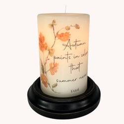 Autumn Paints Colors Vanilla Candle Sleeve