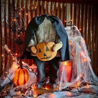 Headless Pumpkin Man Doll - 19"