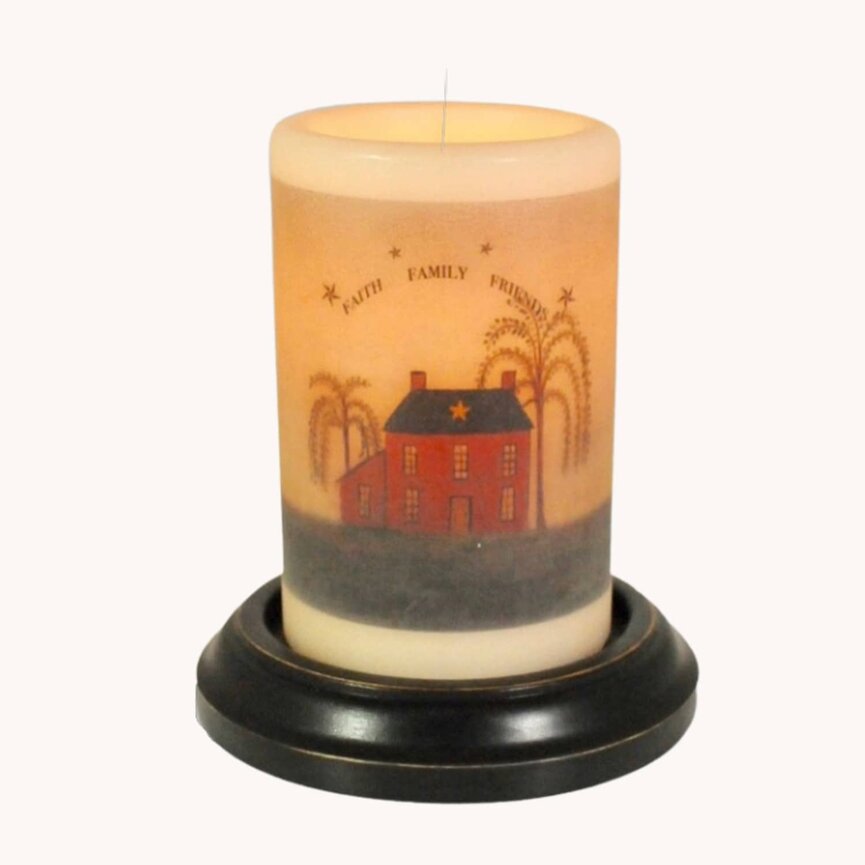 Faith, Family, Friends Candle Sleeve Antique Vanilla