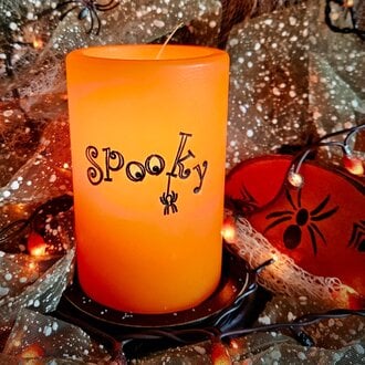 Gumdrop Spooky Candle Sleeve Bittersweet