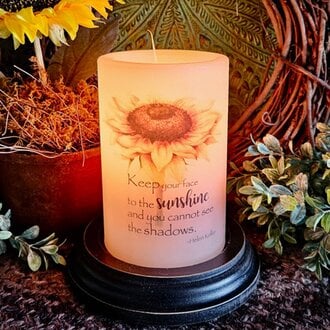 Face To Sunshine Candle Sleeve