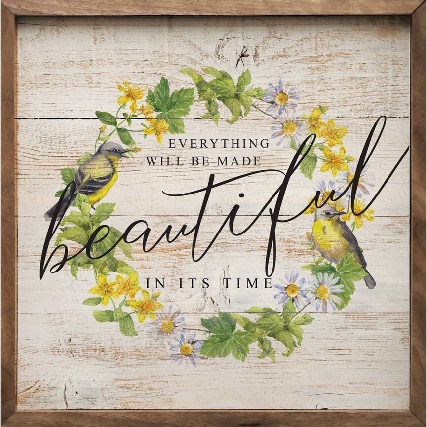 Kendrick Home Everything Will Be Made Beautiful Wreath Sign