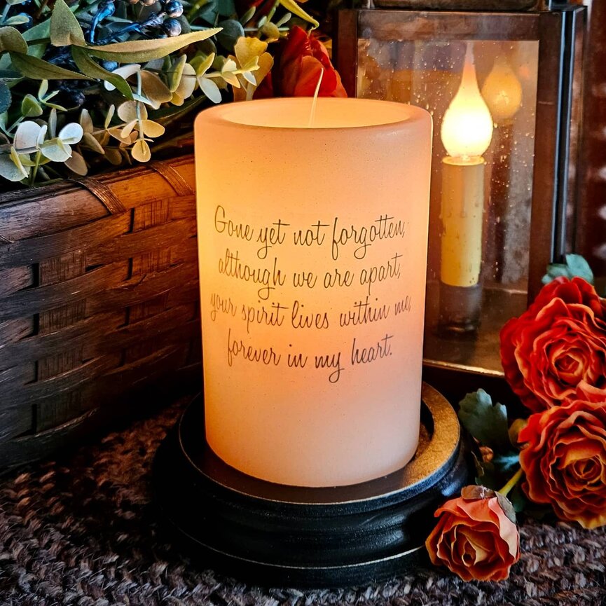 Not Forgotten Candle Sleeve