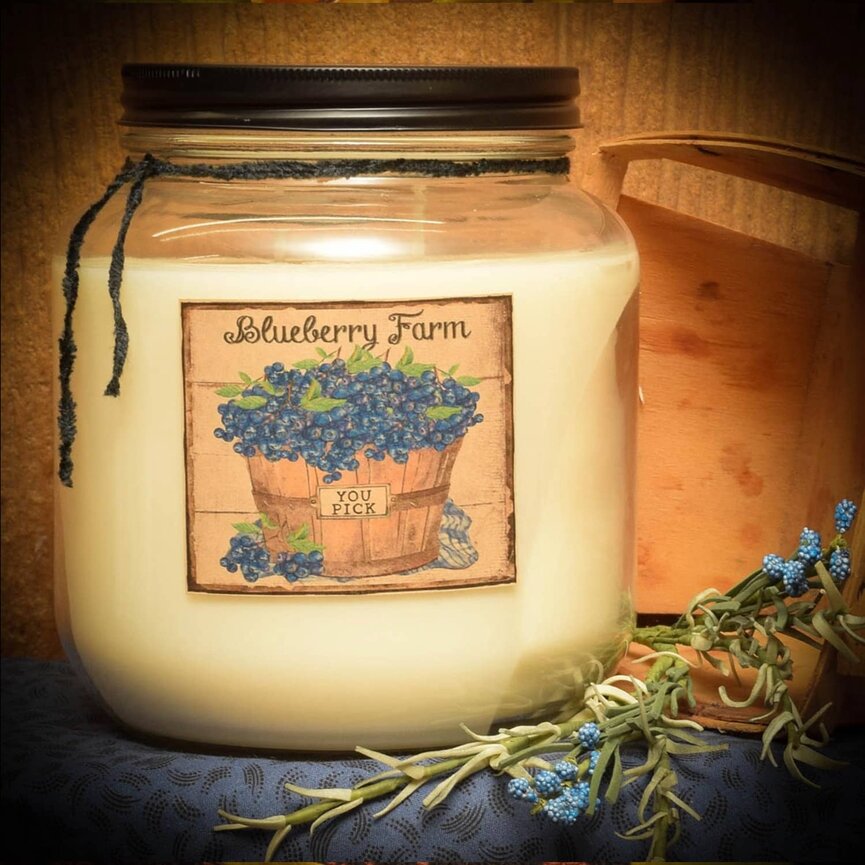 Baked Blueberry Buckle Soy Candle Jar - 64oz