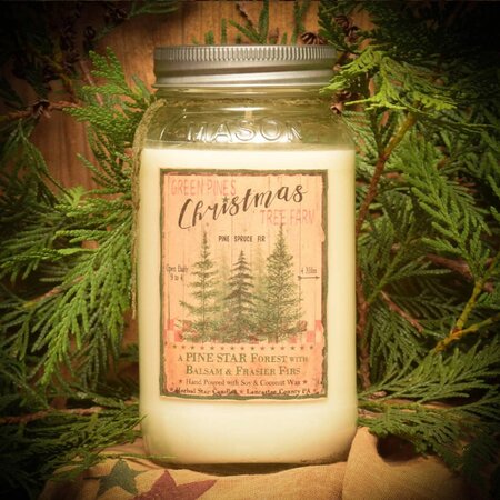 Pine Star Forest Soy Jar Candle