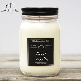 Sweet Vanilla Mason Jar Candle - 13 oz