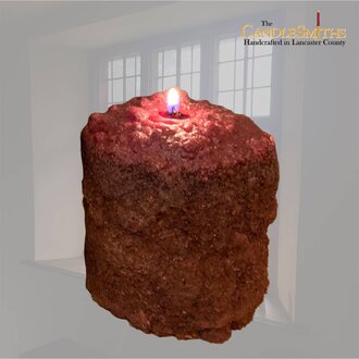 Cranberry Clove Hearth Pillar Candle - Small