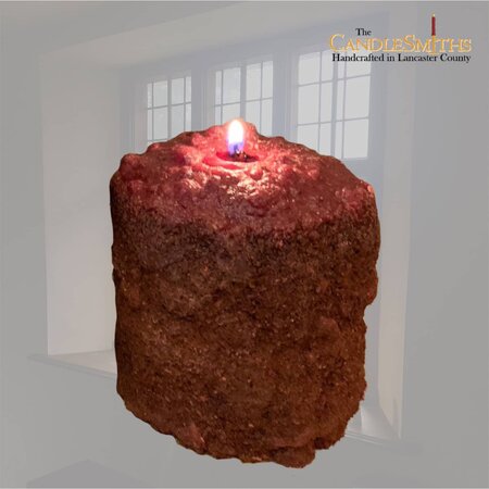 Cranberry Clove Hearth Pillar Candle - Small