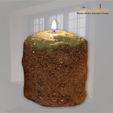 Cabin In The Woods Hearth Pillar Candle - Small