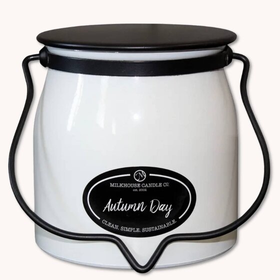 Autumn Day Butter Jar Candle - 16oz