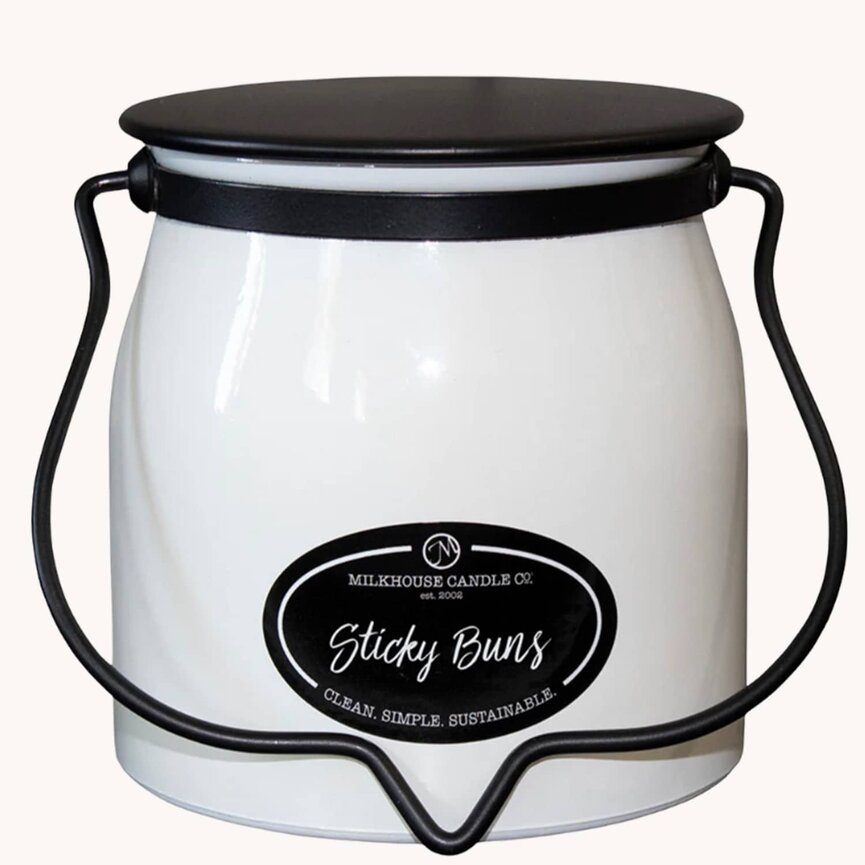 Milkhouse Candle Sticky Buns 16oz Butter Jar