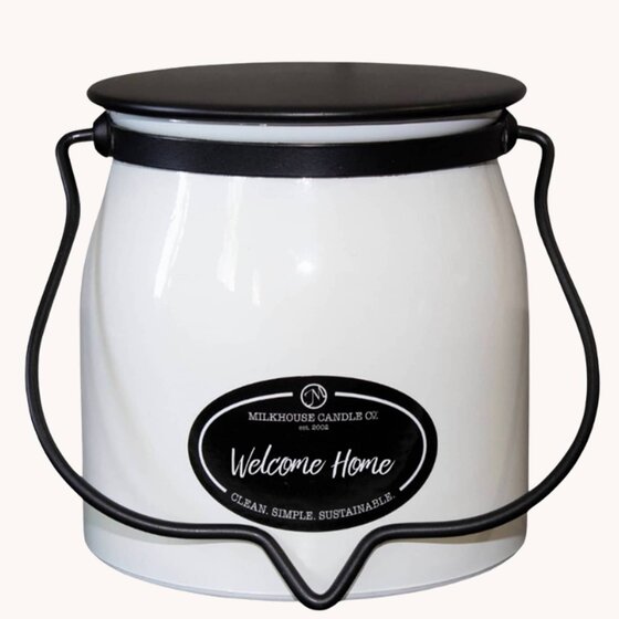 Welcome Home Butter Jar Candle - 16oz