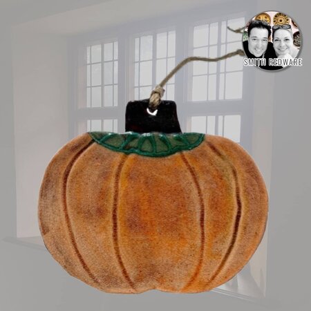 Smith Redware - Large Pumpkin Ornament